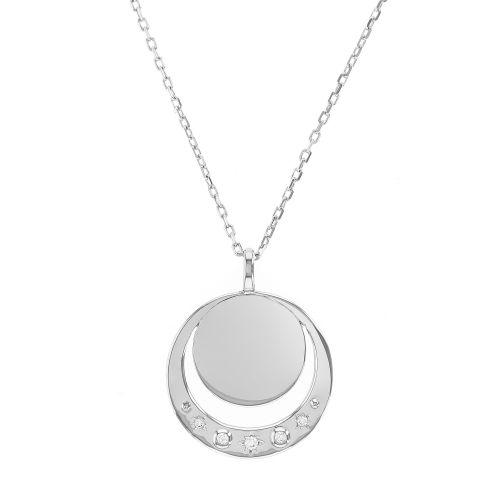 collier femme EDORA Echo argent et oxydes EDO874249