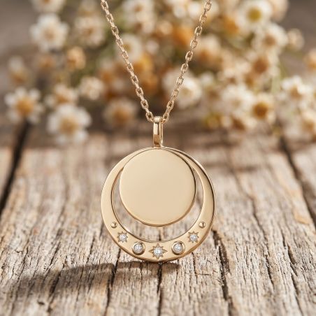 Collier femme edora echo plaqué or edo974249 – colliers personnalisables