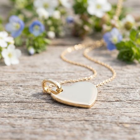 Pendentif femme coeur edora echo plaqué or edo2865200 – colliers coeur