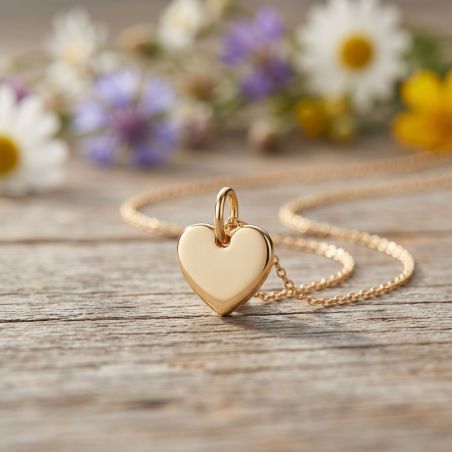 Pendentif femme coeur edora echo plaqué or edo2880200 – colliers coeur