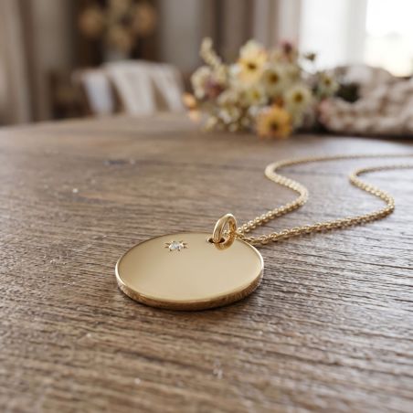 Pendentif femme edora echo plaqué or et oxyde edo2782710 – colliers personnalisables