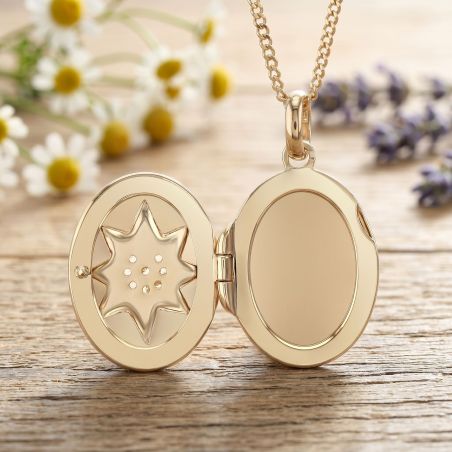 Pendentif porte-photo femme edora echo plaqué or et oxydes edo2779610 – colliers personnalisables