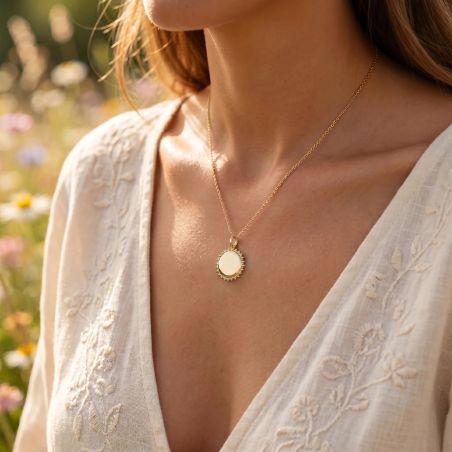 Pendentif femme EDORA Echo plaqué or EDO2768800