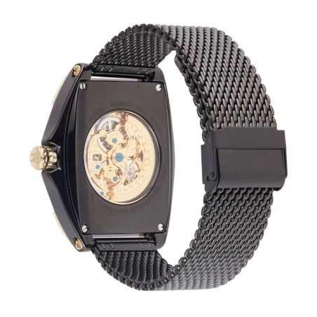 Montre homme automatique montignac paladin acier noir mow413 – montres squelettes