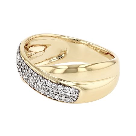 Bague femme pavage edora plaqué or et oxydes edo76100015 – bagues plaqué or
