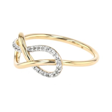 Bague femme signe infini empierrée edora plaque or et oxydes – bagues femme
