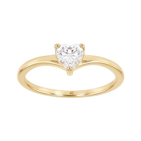 Bague femme solitaire plaque or jaune et oxyde – bagues plaqué or