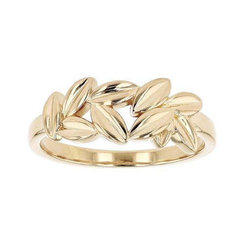 Bague Femme Laurier EDORA Plaqué Or EDO76100308