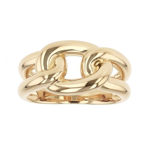 Bague Femme Maille Gourmette EDORA Plaqué Or EDO76100322