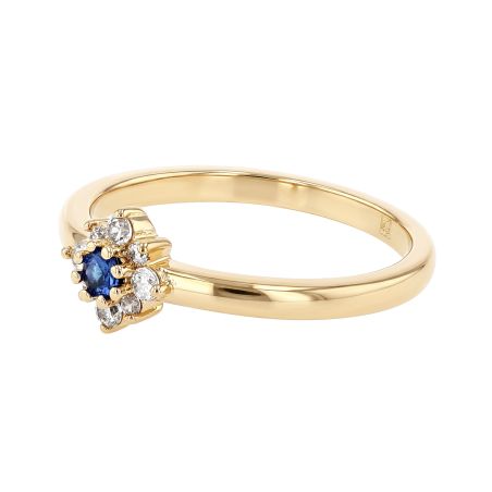 Bague femme marguerite edora plaqué or et oxydes edo76100250 – bagues plaqué or