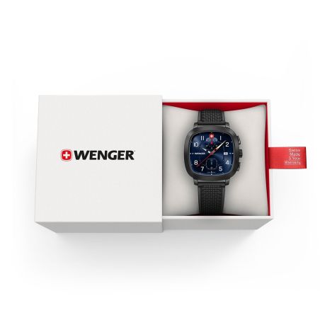 Montre homme chronographe wenger sport silicone noir 01.1933.113 – montres suisses
