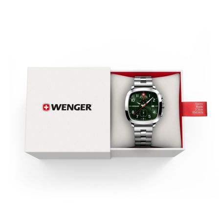 Montre homme chronographe wenger sport acier gris 01.1933.112 – montres suisses