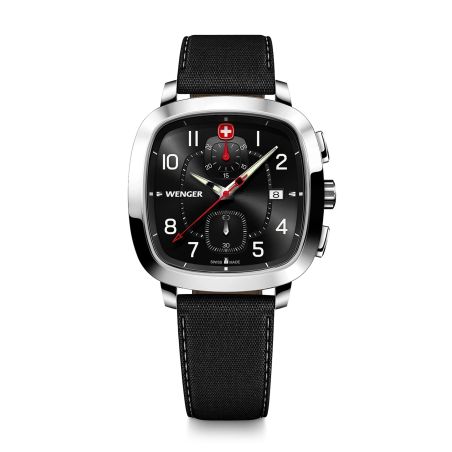 Montre homme chronographe wenger sport noir 01.1933.108 – montres suisses