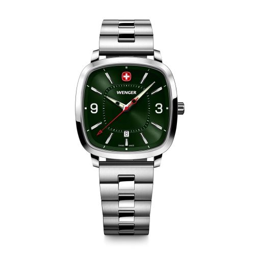 Montre Homme WENGER Vintage Sport Acier Gris 01.1921.111