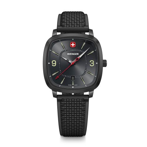 Montre Homme WENGER Vintage Sport Silicone Noir 01.1921.113