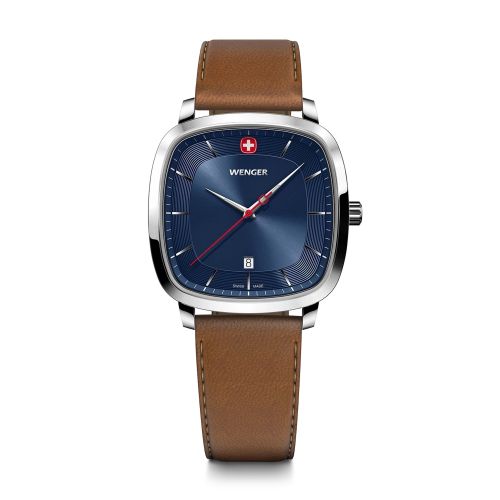 Montre Homme WENGER Vintage Classic Cuir Marron 01.1921.106