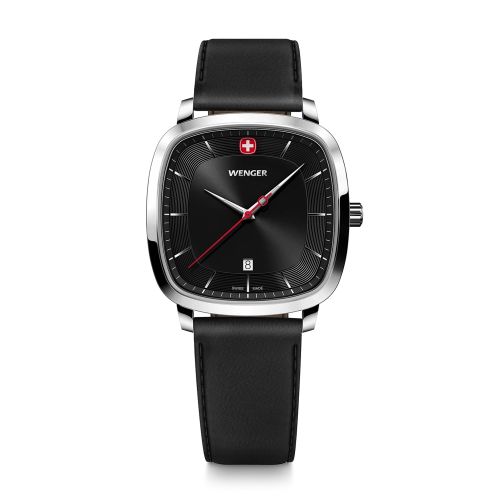 Montre Homme WENGER Vintage Classic Cuir Noir 01.1921.105