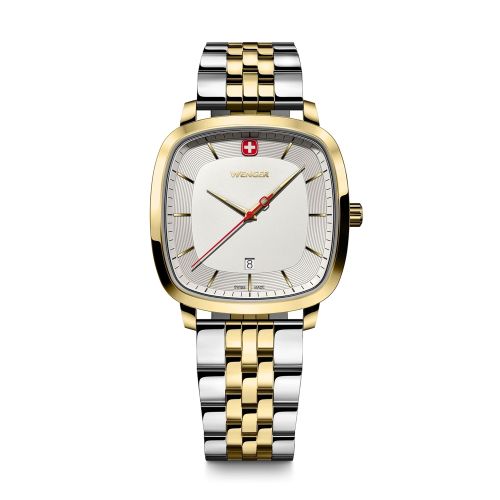 Montre Homme WENGER Vintage Classic Acier Bicolore 01.1921.104
