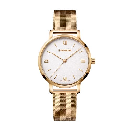 Montre Femme WENGER Metropolitan Donnissima Acier Doré 01.1731.107
