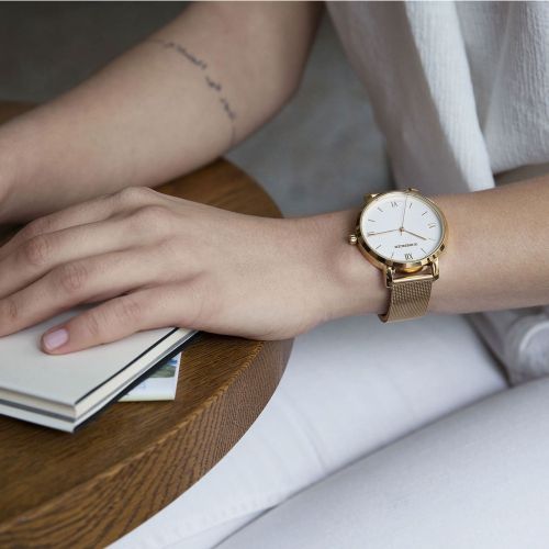 Montre Femme WENGER Metropolitan Donnissima Acier Doré 01.1731.107