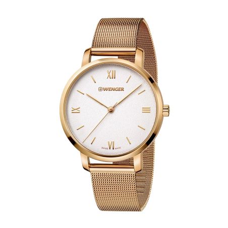 Montre femme wenger metropolitan donnissima acier doré 01.1731.107 – montres suisses