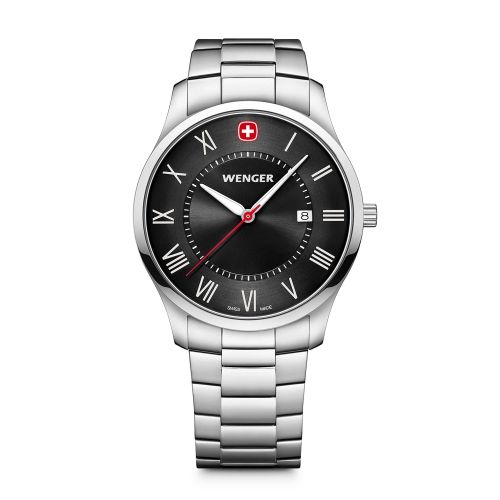 Montre Homme WENGER City Classic Acier Gris 01.1441.140