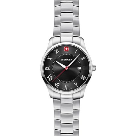 Montre homme wenger city classic acier gris 01.1441.140 – montres suisses