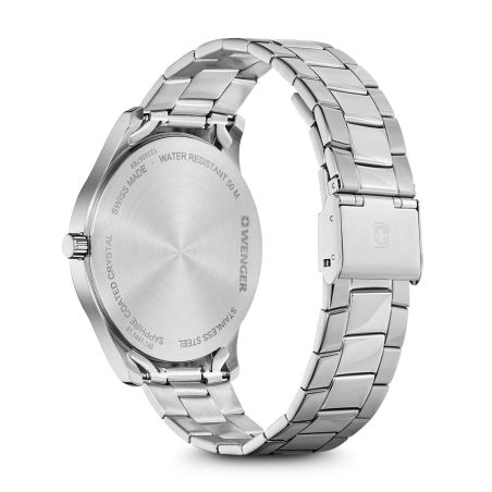 Montre homme wenger city classic acier gris 01.1441.140 – montres suisses