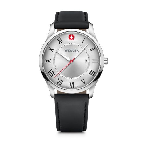 Montre Homme WENGER City Classic Cuir Noir 01.1441.139