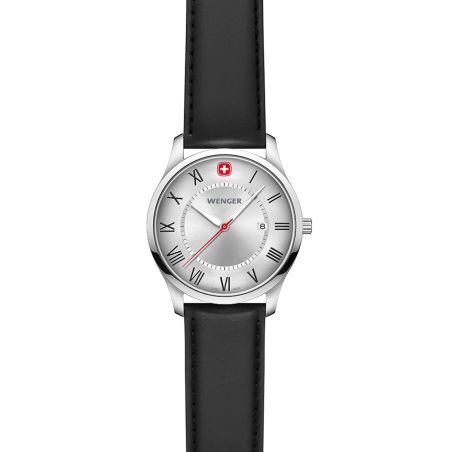 Montre homme wenger city classic cuir noir 01.1441.139 – montres suisses