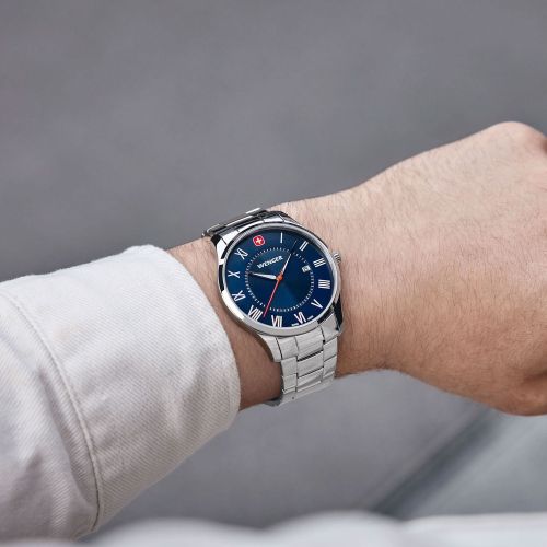 Montre Homme WENGER City Classic Acier Gris 01.1441.137