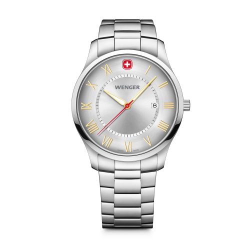 Montre Homme WENGER City Classic Acier Gris 01.1441.136