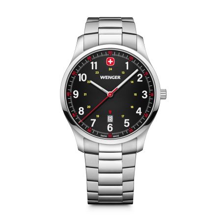 Montre homme wenger city sport silicone acier gris 01.1441.131 – montres suisses