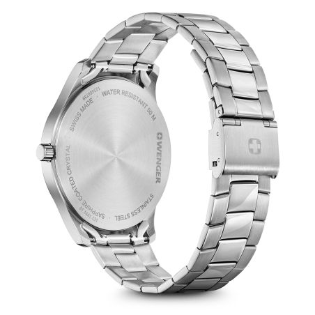 Montre homme wenger city sport silicone acier gris 01.1441.131 – montres suisses