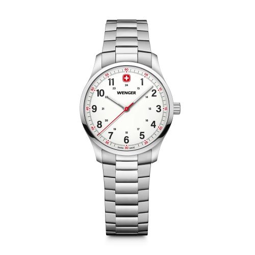 Montre Femme WENGER City Sport Silicone Acier Gris 01.1421.130