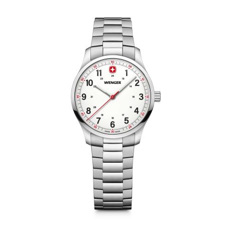 Montre femme wenger city sport silicone acier gris 01.1421.130 – montres suisses