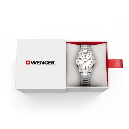 Montre femme wenger city sport silicone acier gris 01.1421.130 – montres suisses