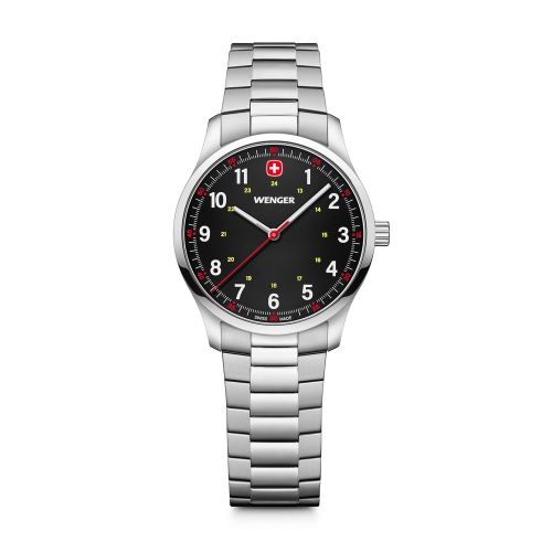Montre Femme WENGER City Sport Silicone Acier Gris 01.1421.128