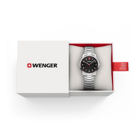 Montre femme wenger city sport silicone acier gris 01.1421.128 – montres suisses