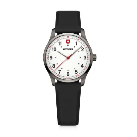 Montre femme wenger city sport silicone noir 01.1421.129 – montres suisses