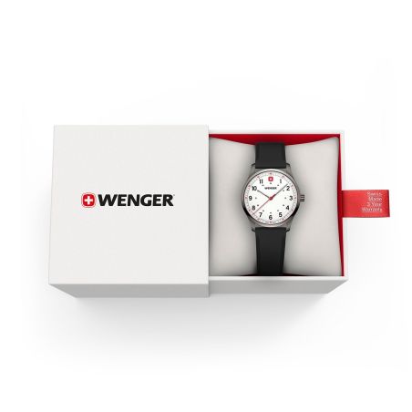 Montre femme wenger city sport silicone noir 01.1421.129 – montres suisses