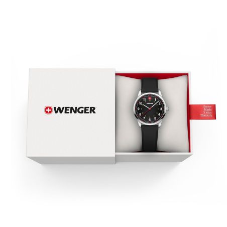 Montre femme wenger city sport silicone noir 01.1421.127 – montres suisses