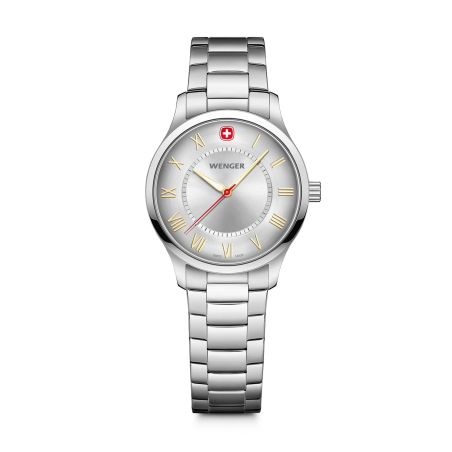 Montre femme wenger city classique acier gris 01.1421.126 – montres suisses