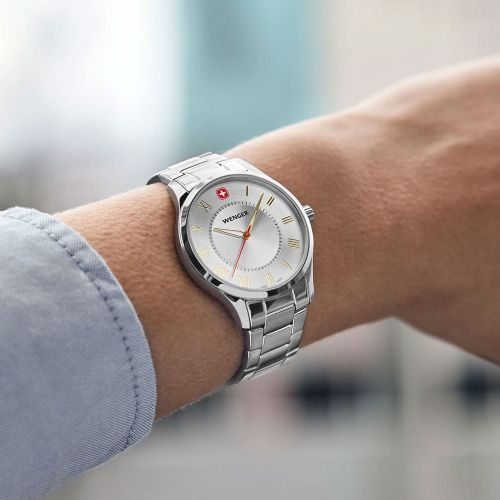 Montre Femme WENGER City Classique Acier Gris 01.1421.126