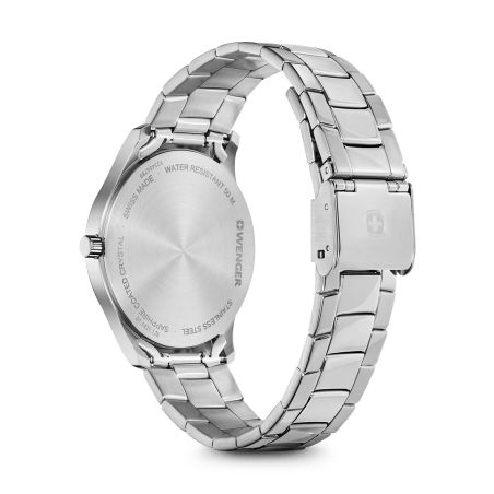 Montre femme wenger city classique acier gris 01.1421.126 – montres suisses