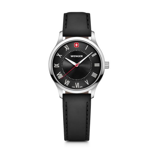 Montre Femme WENGER City Classique Cuir Noir 01.1421.123