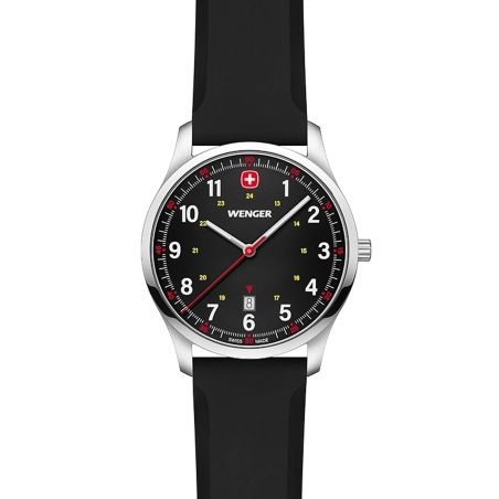Montre homme wenger city sport silicone noir 01.1441.129 – montres suisses