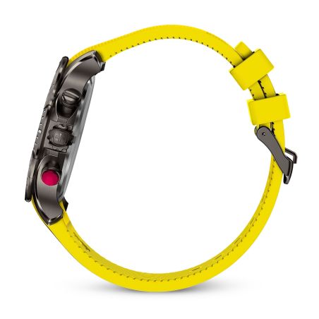 Montre homme chronographe quartz wenger seaforce silicone jaune 01.0643.129 – montres suisses