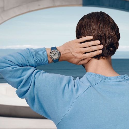 Montre Homme Chronographe Quartz WENGER Seaforce Silicone Bleu 01.0643.126