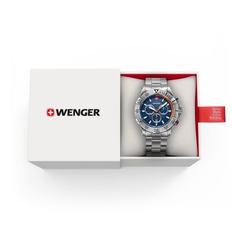 Montre homme chronographe quartz wenger seaforce acier gris 01.0643.125 – montres suisses